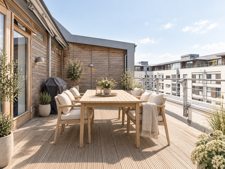 Penthouse with Four Terraces and Canal Views in Christianshavn - Overgaden Neden Vandet, København K - 0