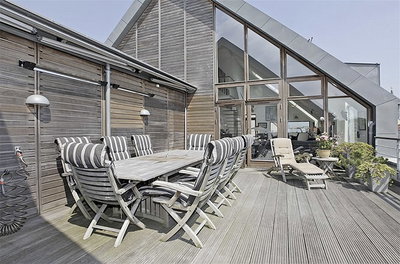 Penthouse med fire terrasser og kanaludsigt på Christianshavn - Overgaden Neden Vandet, København K - 2