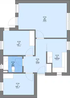 apartment Prisvenlig lejlighed