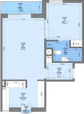 apartment Dejlig familiebolig i 8900 Randers C