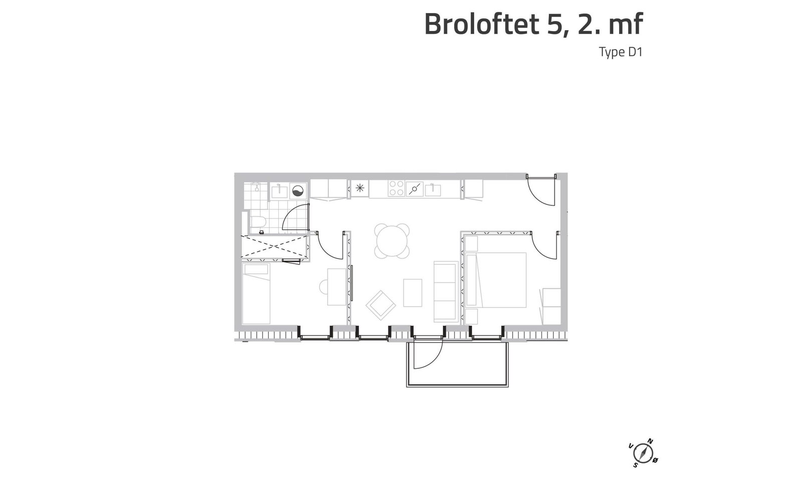 3-værelses lejlighed på 68 m² til leje i Risskov – Broloftet, 2. sal – billede 12