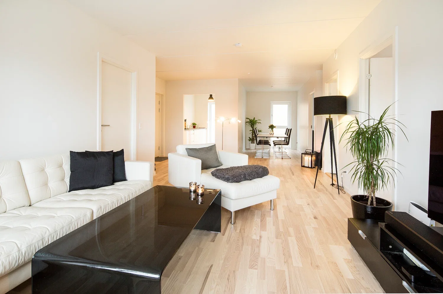 apartment 3-værelses lejlighed med altan og gode faciliteter