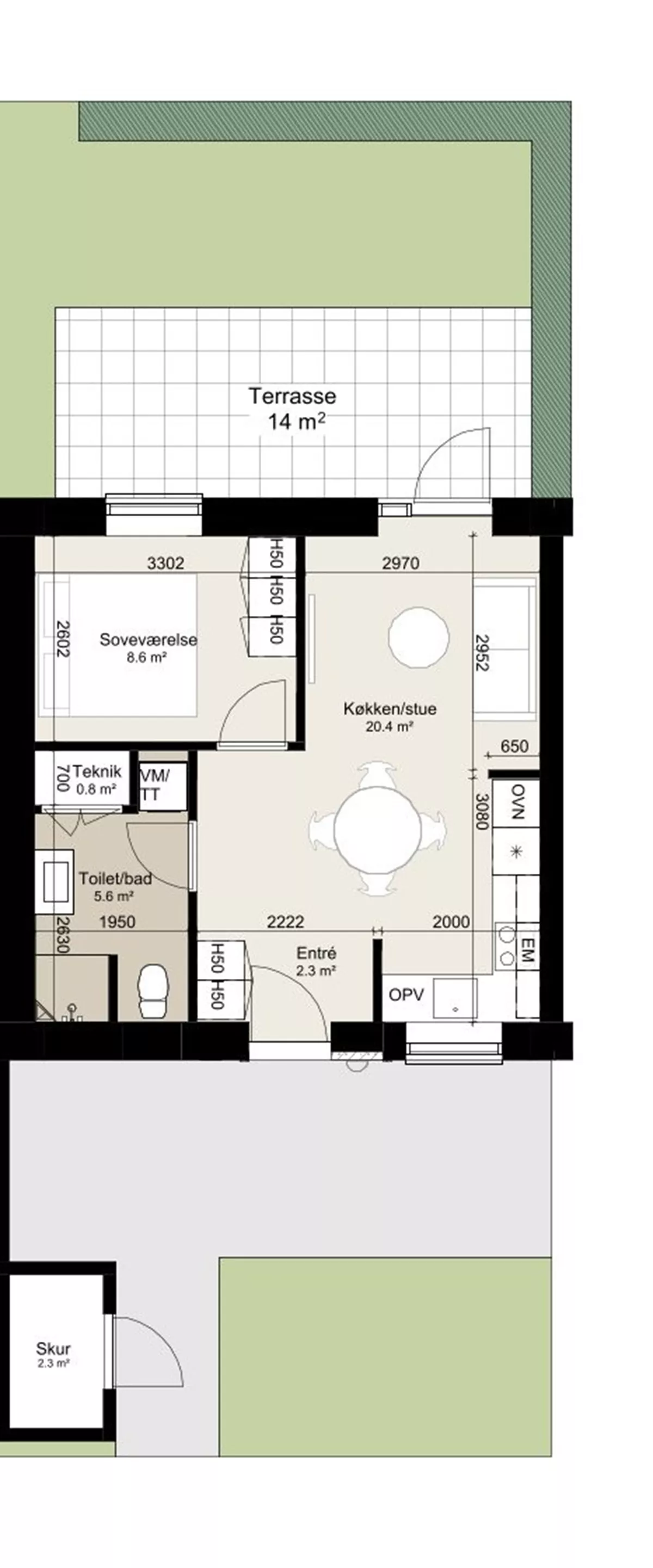 Visual presentation of the listing