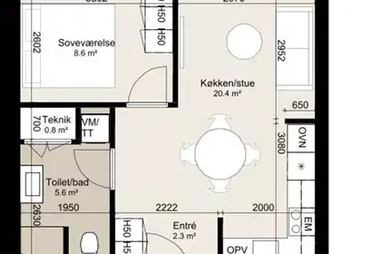 Visual presentation of the listing
