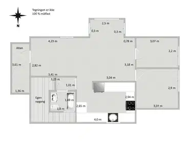 Visual presentation of the listing