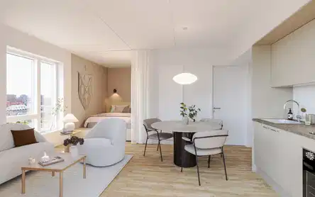 apartment Møbleret 1,5-værelses tæt på Amager Strand