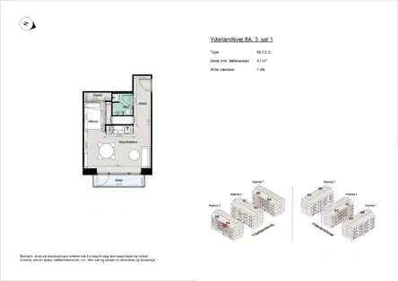 apartment Fully furnished 1.5-room apartment near Amager Strand