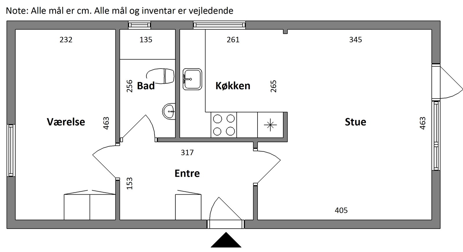 Visual presentation of the listing