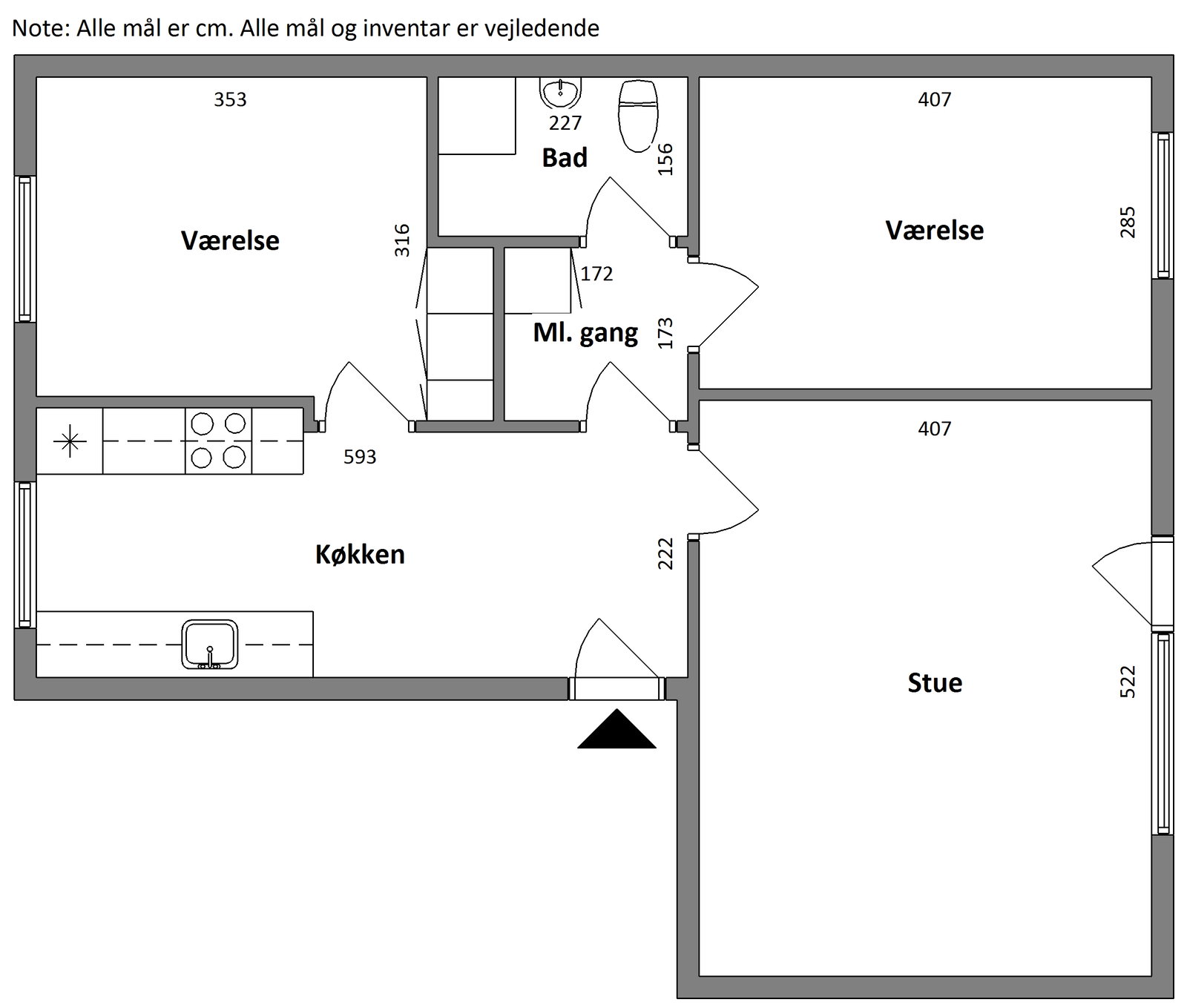 Visual presentation of the listing