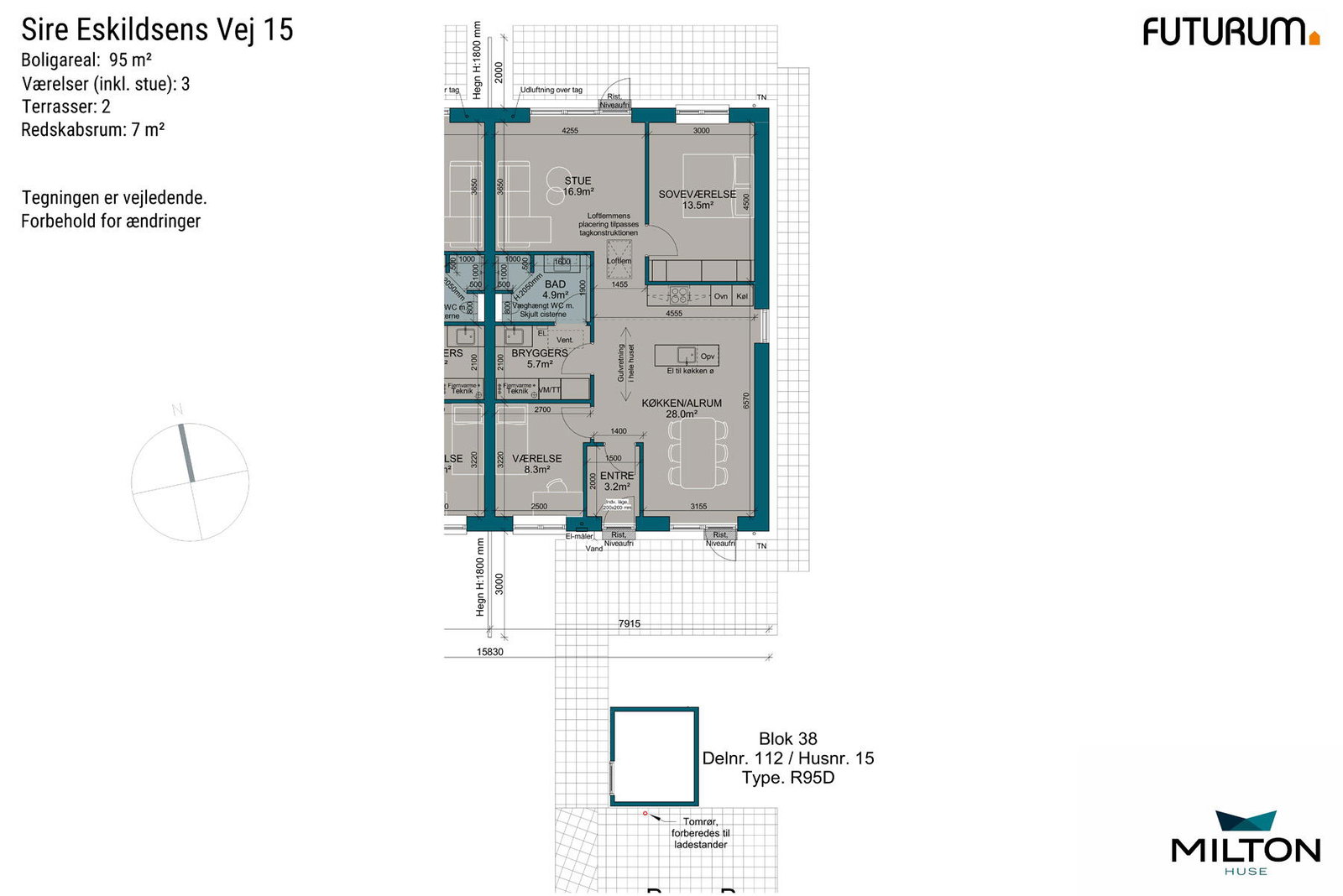 Visual presentation of the listing