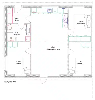 townhouse 4-room townhouse on Gymnasiebakken in Tørring