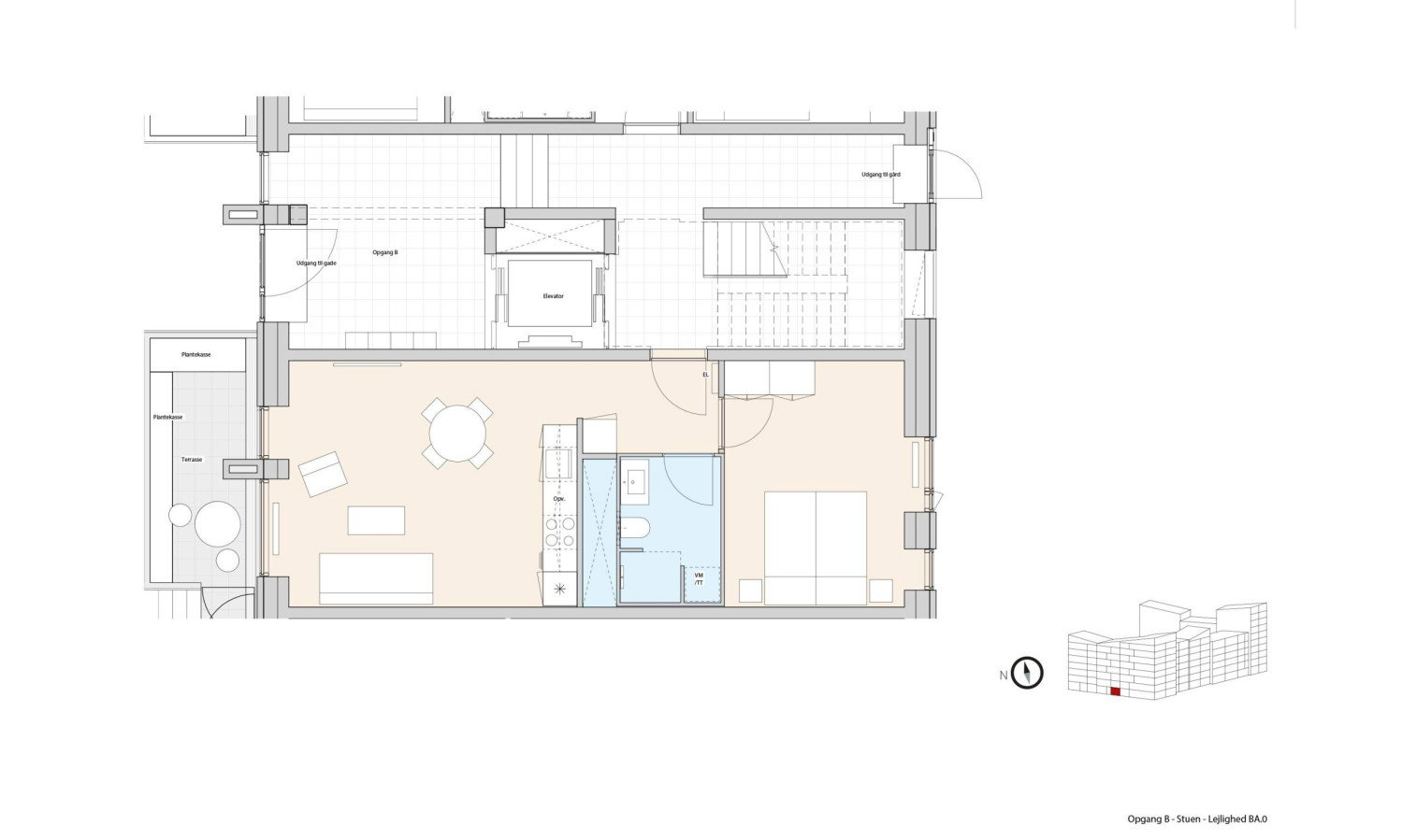 Visual presentation of the listing