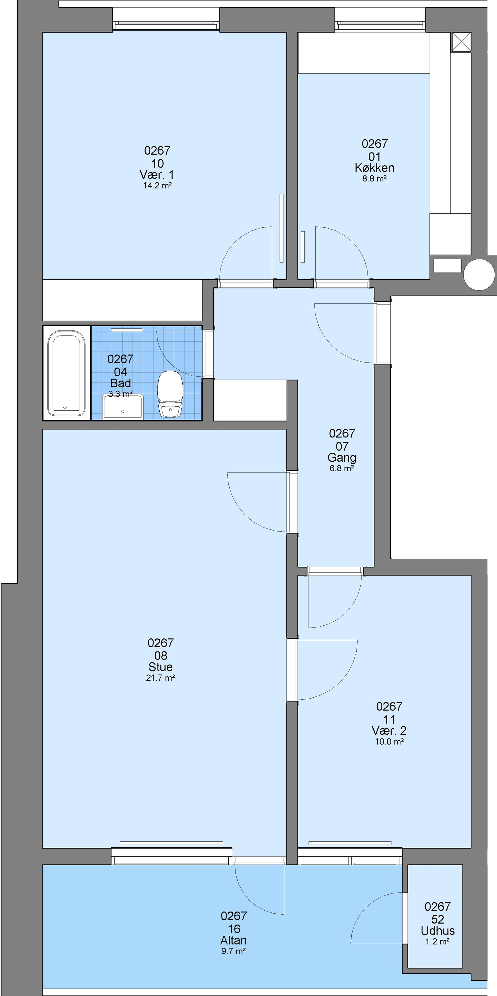 Visual presentation of the listing