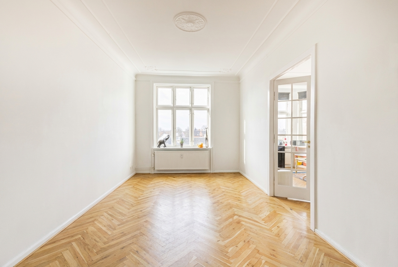 apartment Rummelig 3 værelses bolig, med central beliggenhed i Hellerup