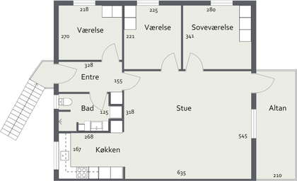 Visual presentation of the listing