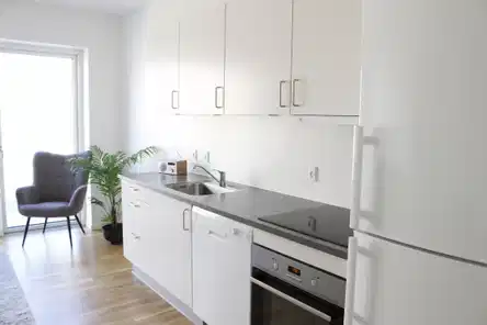 apartment 2-værelses lejlighed på 3. sal!