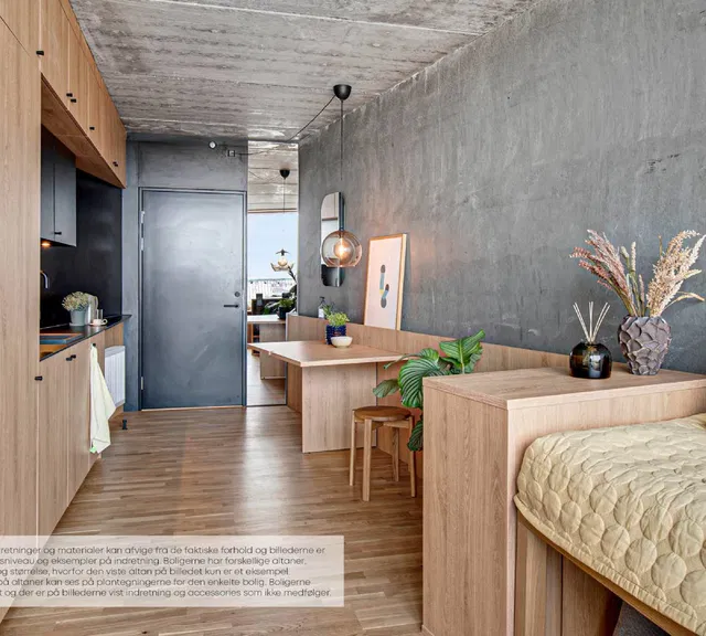 apartment FLEXIBLE APARTMENTS WITH NORDIC DESIGN KITCHEN