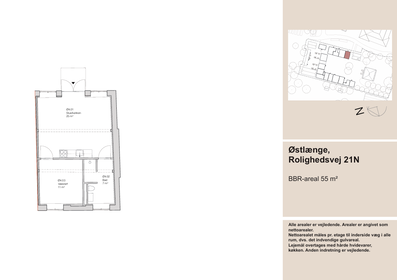 Visual presentation of the listing