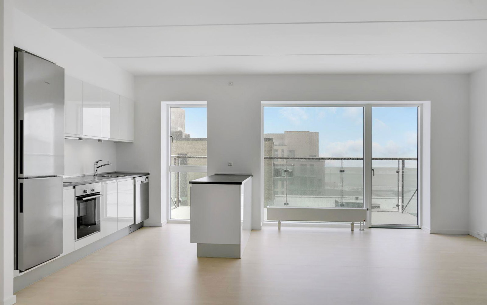 apartment Lys 3-værelses lejlighed 99 m² ved Vejle Havn
