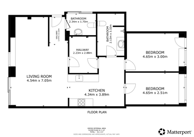 Visual presentation of the listing