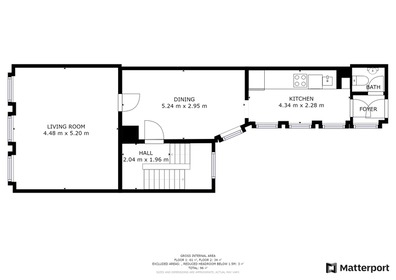 Visual presentation of the listing