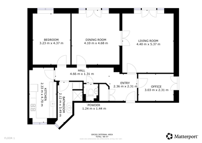 Visual presentation of the listing