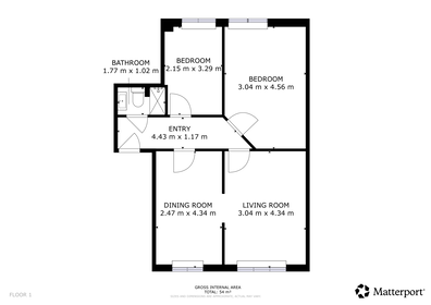 Visual presentation of the listing