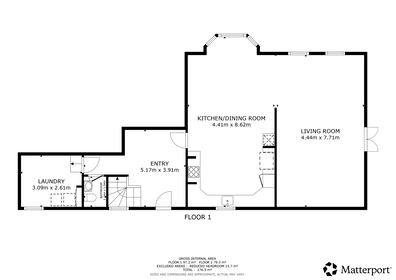 Visual presentation of the listing