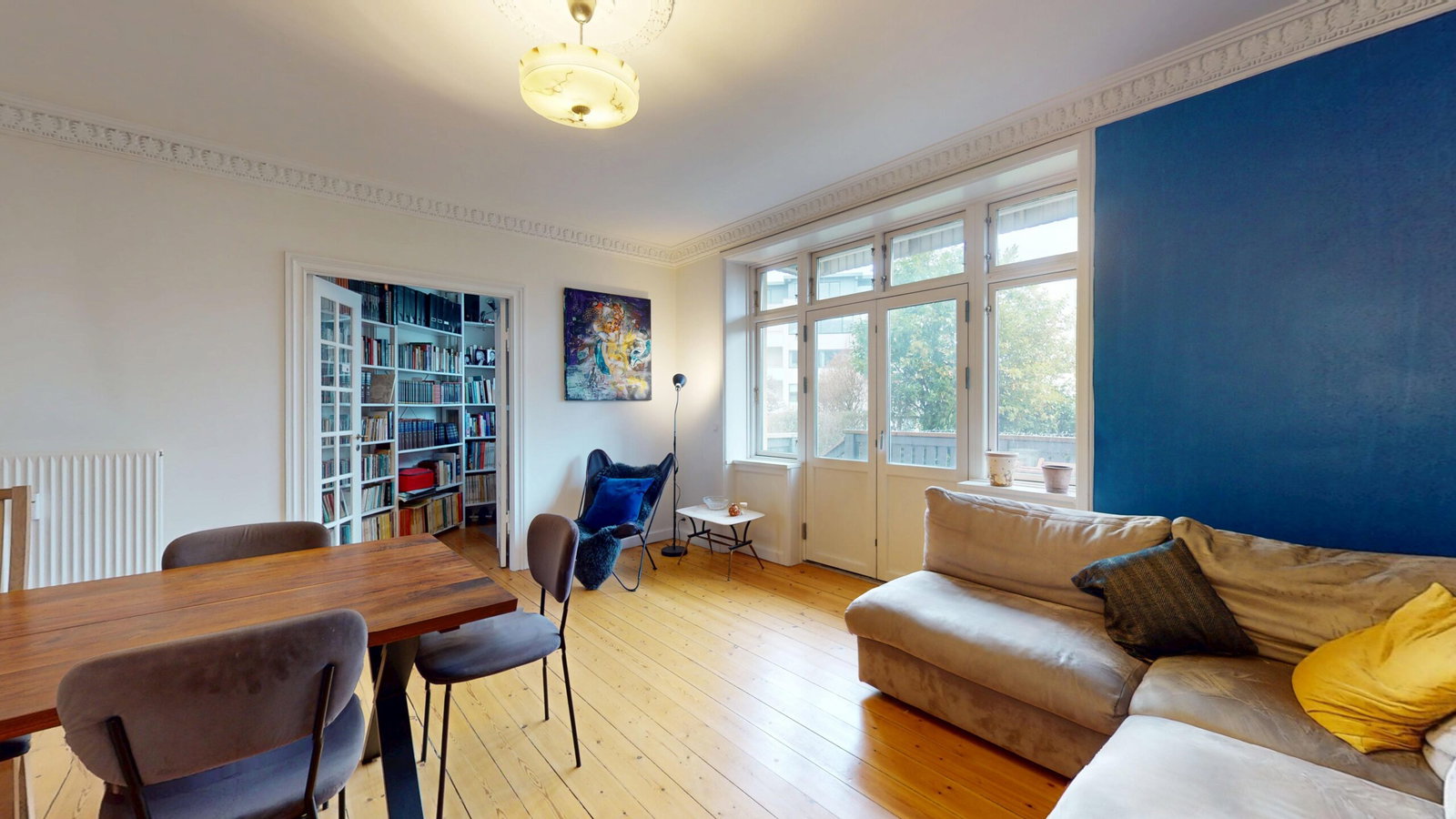 apartment Møbleret 87 m² stuelejlighed med privat have