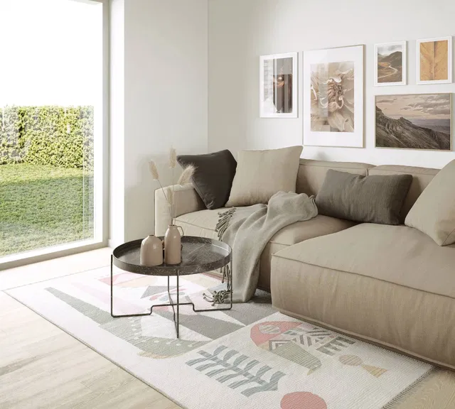 townhouse Modern 4-Room Terraced House in Skive