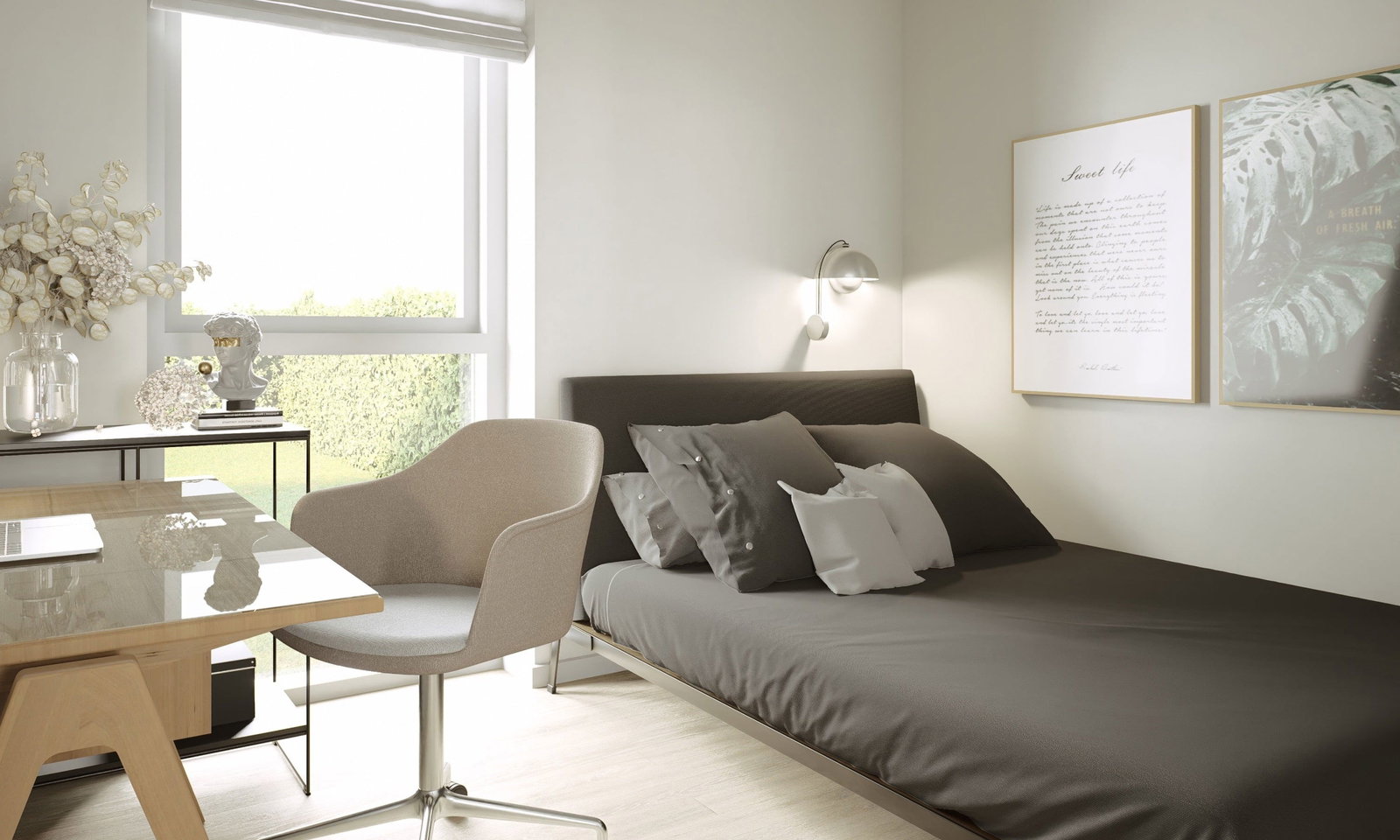 Visual presentation of the listing