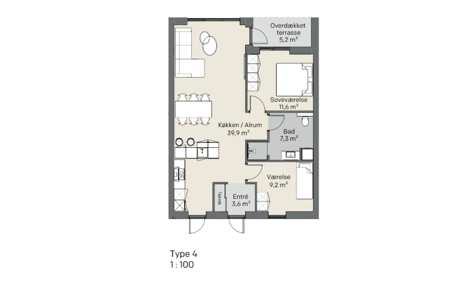 Visual presentation of the listing