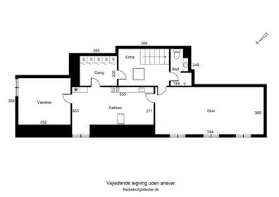 Visual presentation of the listing