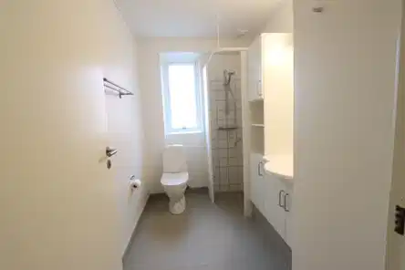 apartment Lys 1-værelses lejlighed med depotrum og vaskeri
