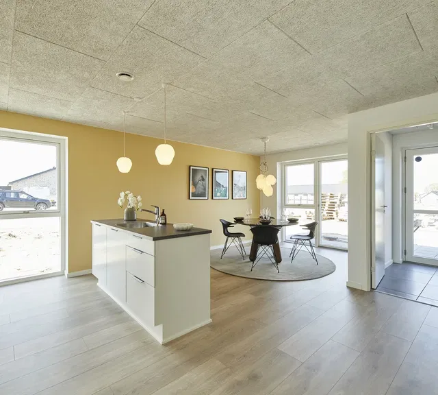 townhouse Moderne 3-værelses rækkehus i grønne Haslev