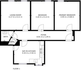 Visual presentation of the listing