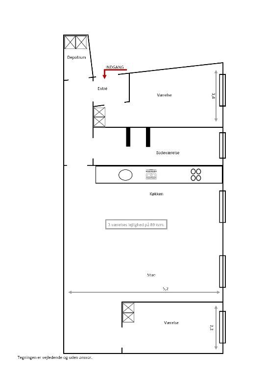 Visual presentation of the listing
