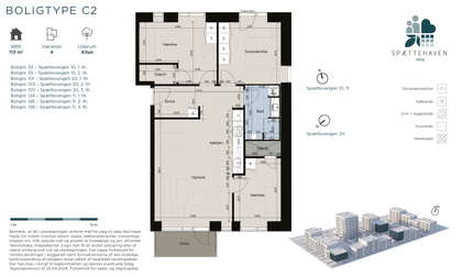 Visual presentation of the listing