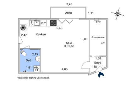 Visual presentation of the listing