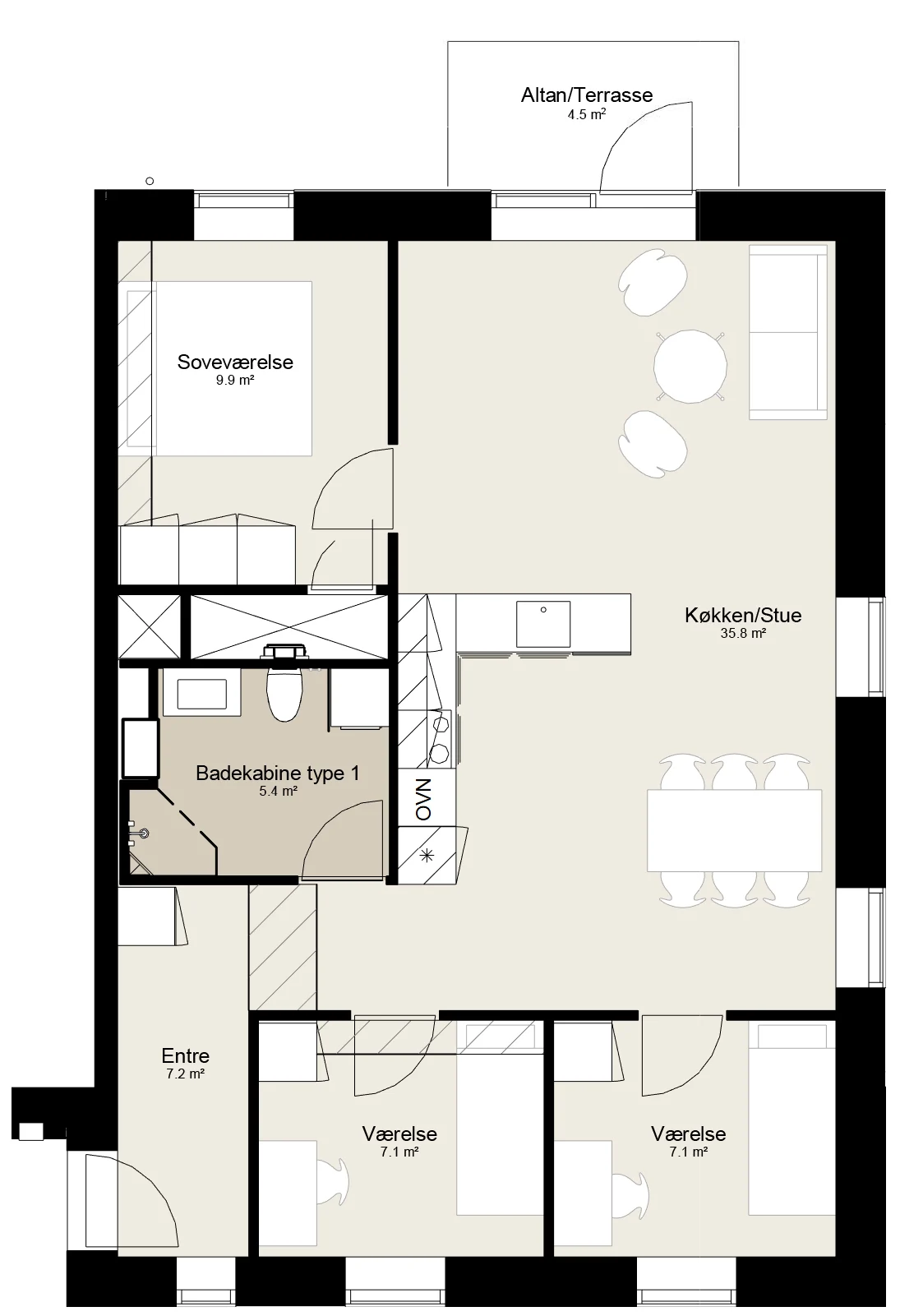 Visual presentation of the listing