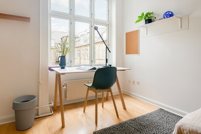 Singleværelse i stor lejlighed på Vesterbro - Trommesalen, København V - 1