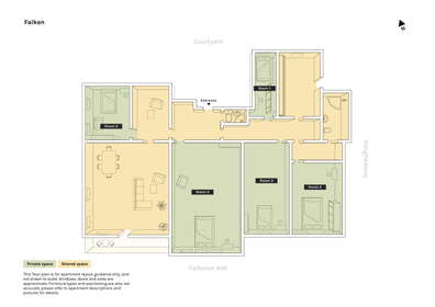 Visual presentation of the listing