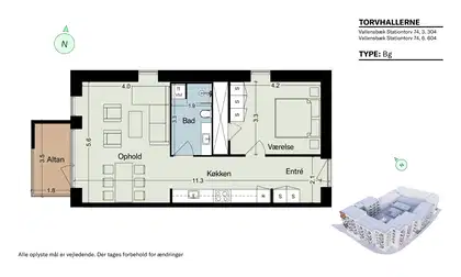 Visual presentation of the listing