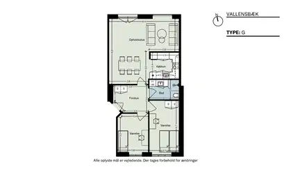 Visual presentation of the listing