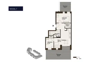 Visual presentation of the listing