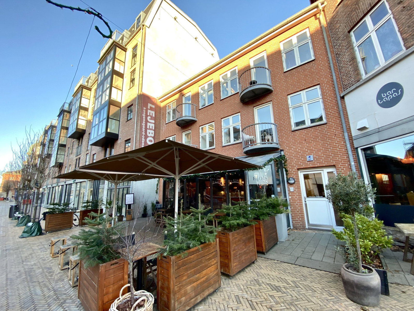 apartment Lys 3-værelses lejlighed midt på gågaden i Odense