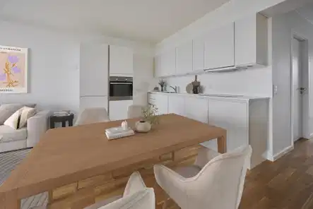 apartment Lys 4-værelses lejlighed nær Aarhus (20 min kørsel)