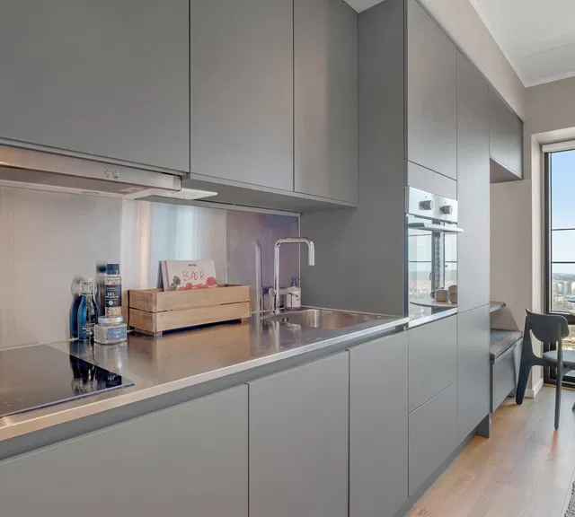apartment Furnished 1-room apartment with balcony and access to great shared amenities