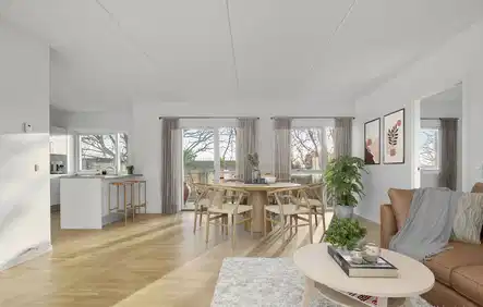 apartment Lys 4-værelses lejlighed, 127 m² i Buskelund
