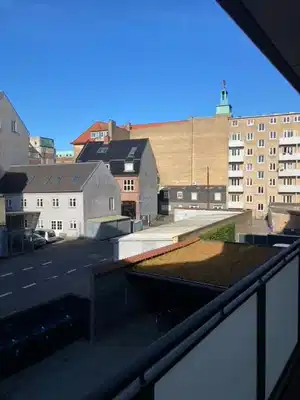 apartment Bright apartment with south-facing balcony and water view in Aalborg